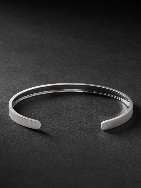 Macri White Gold Cuff - BK
