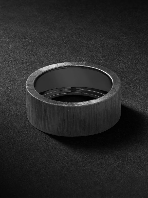 Macri Eternelle Blackened White Gold Ring - BK Macri Eternelle Blackened White Gold Ring - BK