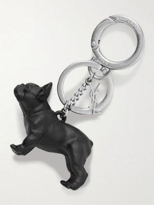 Silver-Tone and Resin Key Fob