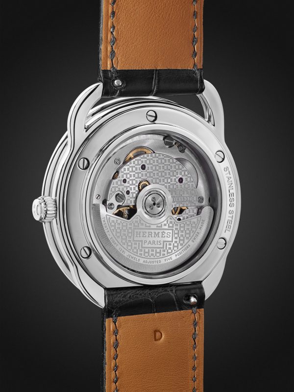 Arceau Automatic 40mm Stainless Steel and Alligator Watch, Ref. No. 055574WW00 - BK Arceau Automatic 40mm Stainless Steel and Alligator Watch, Ref. No. 055574WW00 - BK
