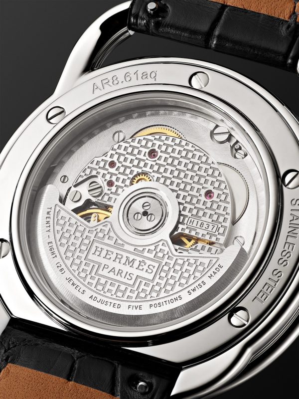 Arceau Automatic 40mm Stainless Steel and Alligator Watch, Ref. No. 055574WW00 - E1 Arceau Automatic 40mm Stainless Steel and Alligator Watch, Ref. No. 055574WW00 - E1