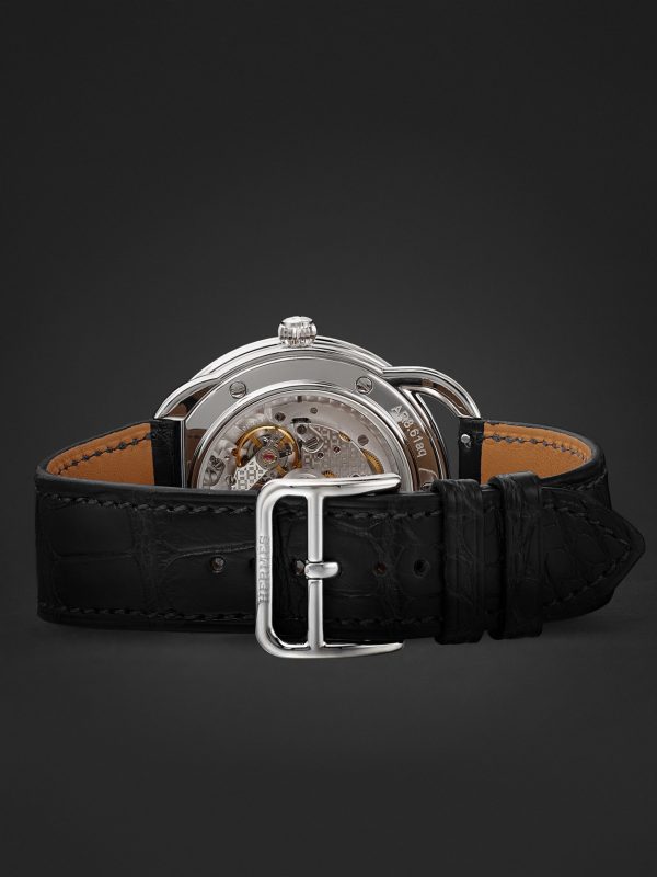 Arceau Automatic 40mm Stainless Steel and Alligator Watch, Ref. No. 055574WW00 - E2 Arceau Automatic 40mm Stainless Steel and Alligator Watch, Ref. No. 055574WW00 - E2