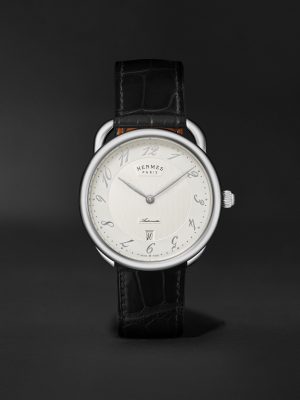 Arceau Automatic 40mm Stainless Steel and Alligator Watch, Ref. No. 055574WW00 Arceau Automatic 40mm Stainless Steel and Alligator Watch, Ref. No. 055574WW00