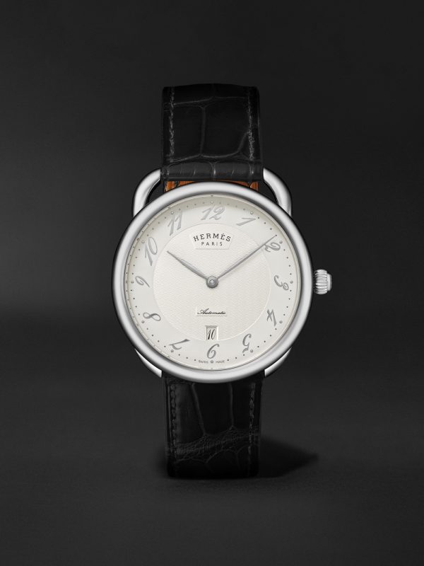 Arceau Automatic 40mm Stainless Steel and Alligator Watch, Ref. No. 055574WW00 Arceau Automatic 40mm Stainless Steel and Alligator Watch, Ref. No. 055574WW00