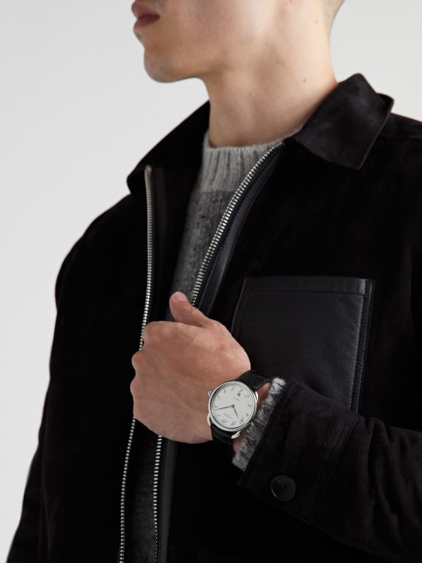 Arceau Automatic 40mm Stainless Steel and Alligator Watch, Ref. No. 055574WW00 - OU Arceau Automatic 40mm Stainless Steel and Alligator Watch, Ref. No. 055574WW00 - OU