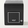 Roadster Full-Grain Vegan Leather Single Watch Winder - BK Roadster Full-Grain Vegan Leather Single Watch Winder - BK