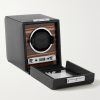 Roadster Full-Grain Vegan Leather Single Watch Winder - E1 Roadster Full-Grain Vegan Leather Single Watch Winder - E1