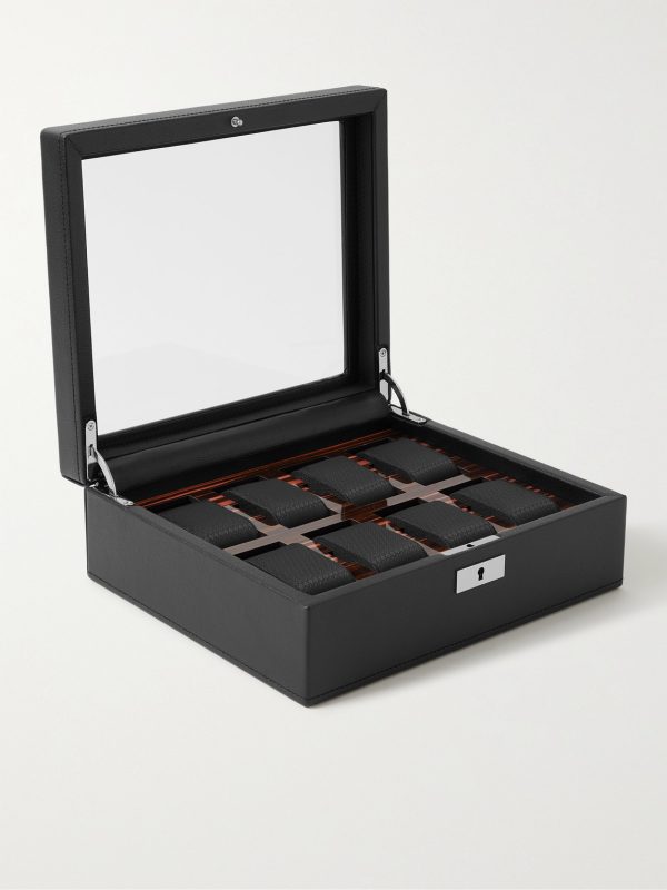 Roadster Full-Grain Vegan Leather Eight-Piece Watch Box - E1 Roadster Full-Grain Vegan Leather Eight-Piece Watch Box - E1