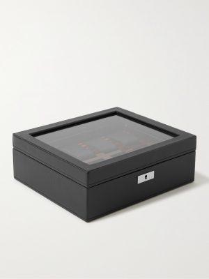 Roadster Full-Grain Vegan Leather Eight-Piece Watch Box Roadster Full-Grain Vegan Leather Eight-Piece Watch Box