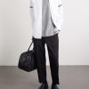 Grosgrain-Trimmed Mélange Cotton-Jersey T-Shirt - OU Grosgrain-Trimmed Mélange Cotton-Jersey T-Shirt - OU