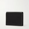 Pebble-Grain Leather Billfold Wallet - BK Pebble-Grain Leather Billfold Wallet - BK