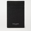 Pebble-Grain Leather Cardholder with Money Clip Pebble-Grain Leather Cardholder with Money Clip