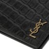 Logo-Appliquéd Croc-Effect Leather Billfold Wallet with Money Clip - CU Logo-Appliquéd Croc-Effect Leather Billfold Wallet with Money Clip - CU