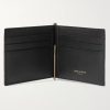 Logo-Appliquéd Croc-Effect Leather Billfold Wallet with Money Clip - E1 Logo-Appliquéd Croc-Effect Leather Billfold Wallet with Money Clip - E1