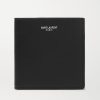 Logo-Print Pebble-Grain Leather Billfold Wallet Logo-Print Pebble-Grain Leather Billfold Wallet
