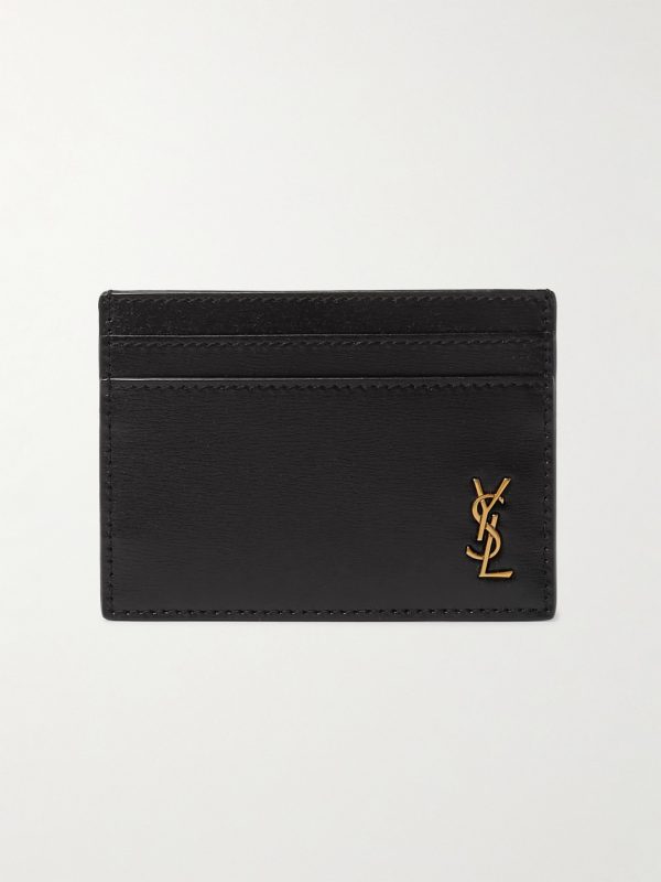 Logo-Appliquéd Leather Cardholder Logo-Appliquéd Leather Cardholder