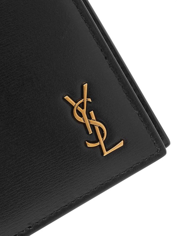 Logo-Appliquéd Leather Billfold Wallet - CU Logo-Appliquéd Leather Billfold Wallet - CU