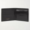 Logo-Appliquéd Leather Billfold Wallet - E1 Logo-Appliquéd Leather Billfold Wallet - E1