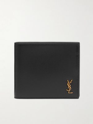 Logo-Appliquéd Leather Billfold Wallet