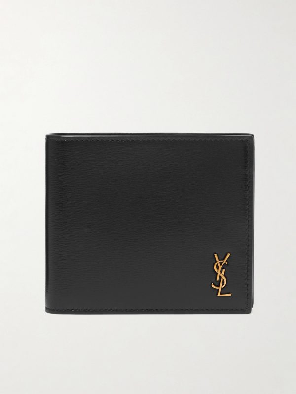 Logo-Appliquéd Leather Billfold Wallet Logo-Appliquéd Leather Billfold Wallet