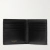 Logo-Appliquéd Leather Billfold Wallet - E1