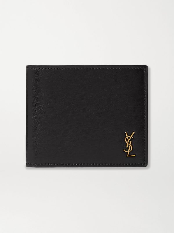 Logo-Appliquéd Leather Billfold Wallet