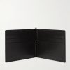 Pebble-Grain Leather Billfold Wallet with Money Clip - E1 Pebble-Grain Leather Billfold Wallet with Money Clip - E1