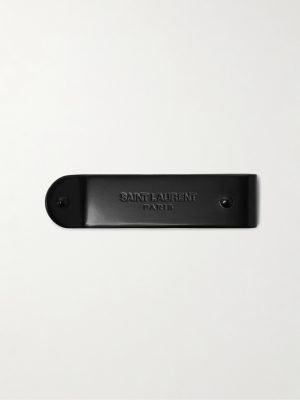 Logo-Engraved Gunmetal-Tone Money Clip Logo-Engraved Gunmetal-Tone Money Clip