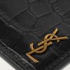 Logo-Appliquéd Croc-Effect Leather Cardholder - CU Logo-Appliquéd Croc-Effect Leather Cardholder - CU