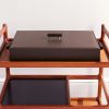 Ebony, Leather and Stainless Steel Bar Set - E1 Ebony, Leather and Stainless Steel Bar Set - E1