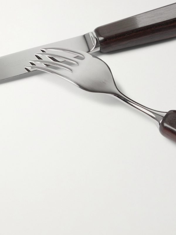 Ebony and Chrome Garden Tableware Set - CU