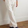 Mario Leather-Trimmed Raffia Loafers - OU Mario Leather-Trimmed Raffia Loafers - OU