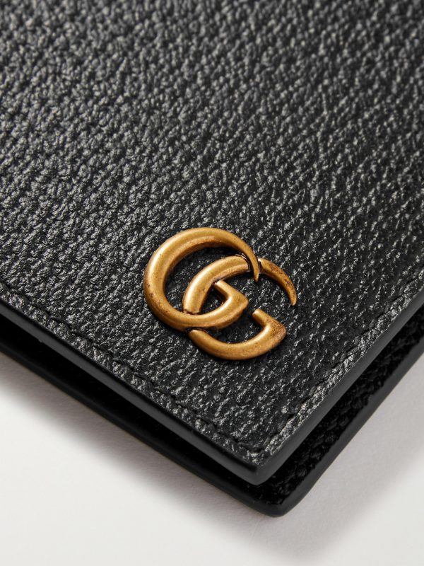 GG Marmont Full-Grain Leather Billfold Wallet - CU GG Marmont Full-Grain Leather Billfold Wallet - CU