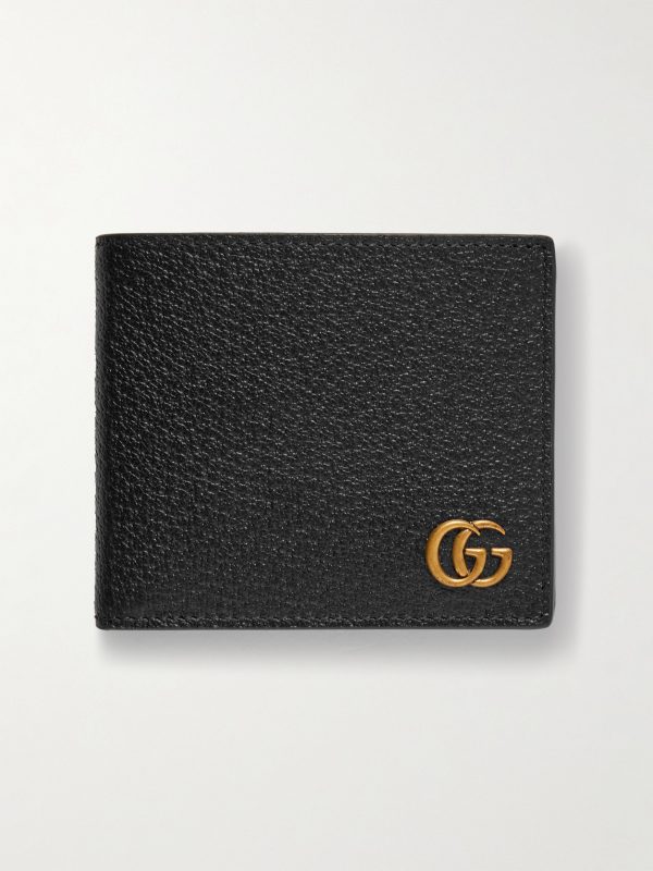 GG Marmont Full-Grain Leather Billfold Wallet GG Marmont Full-Grain Leather Billfold Wallet