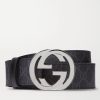 4cm Monogrammed Coated-Canvas Belt 4cm Monogrammed Coated-Canvas Belt