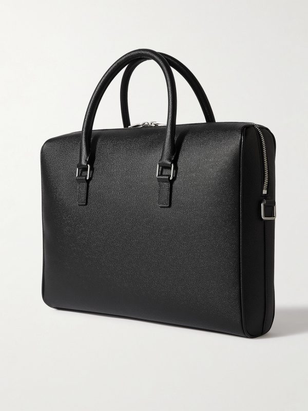 Full-Grain Leather Briefcase - BK Full-Grain Leather Briefcase - BK