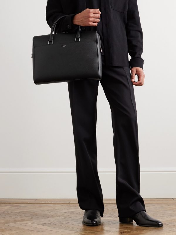 Full-Grain Leather Briefcase - OU Full-Grain Leather Briefcase - OU