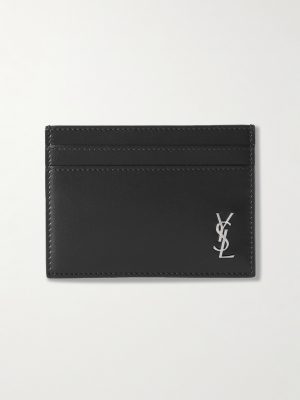 Logo-Appliquéd Leather Cardholder