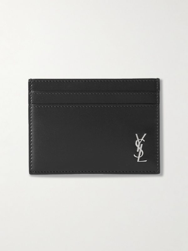 Logo-Appliquéd Leather Cardholder Logo-Appliquéd Leather Cardholder