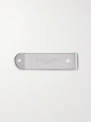 Logo-Engraved Silver-Tone Money Clip Logo-Engraved Silver-Tone Money Clip