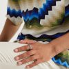 18-Karat Blackened Gold Diamond Ring - FR