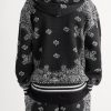 Bandana-Jacquard Cotton and Cashmere-Blend Hoodie - BK
