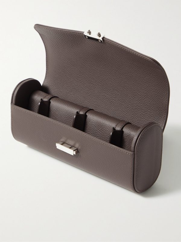 Full-Grain Leather Watch Roll - E1