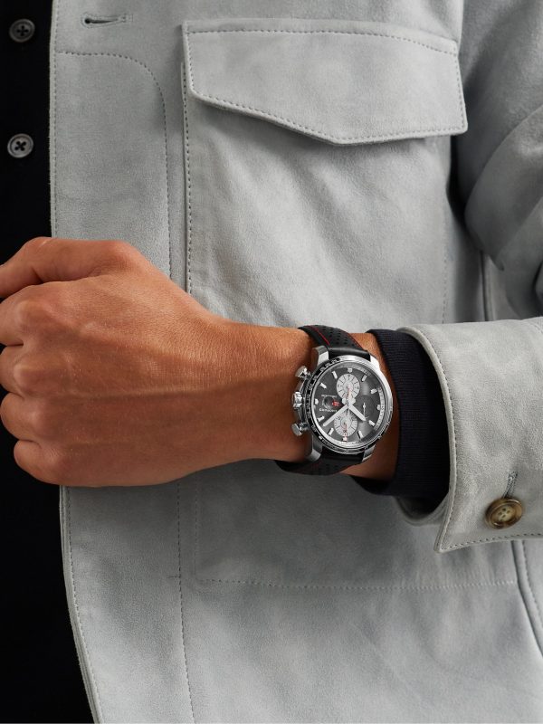 Mille Miglia 2021 Race Edition Limited Edition Automatic Chronograph 44mm Stainless Steel and Leather Watch, Ref. No. 168571-3009 - OU Mille Miglia 2021 Race Edition Limited Edition Automatic Chronograph 44mm Stainless Steel and Leather Watch, Ref. No. 168571-3009 - OU