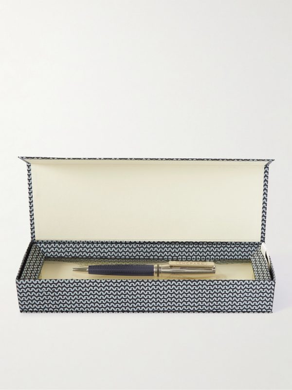 Mille Migla Carbon Fibre and Palladium Ballpoint Pen - FR