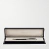 Brescia Carbon Fibre and Palladium Ballpoint Pen - FR Brescia Carbon Fibre and Palladium Ballpoint Pen - FR