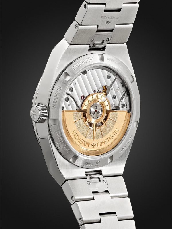 Overseas Automatic 41mm Stainless Steel Watch, Ref. No. 4500V/110A-B126 - BK