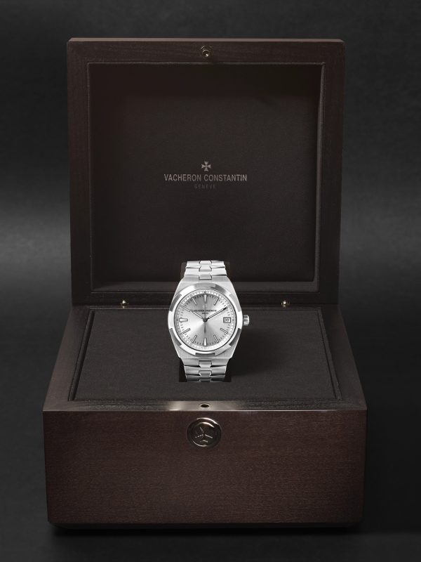 Overseas Automatic 41mm Stainless Steel Watch, Ref. No. 4500V/110A-B126 - E3