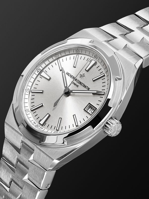 Overseas Automatic 41mm Stainless Steel Watch, Ref. No. 4500V/110A-B126 - FR