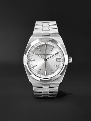 Overseas Automatic 41mm Stainless Steel Watch, Ref. No. 4500V/110A-B126